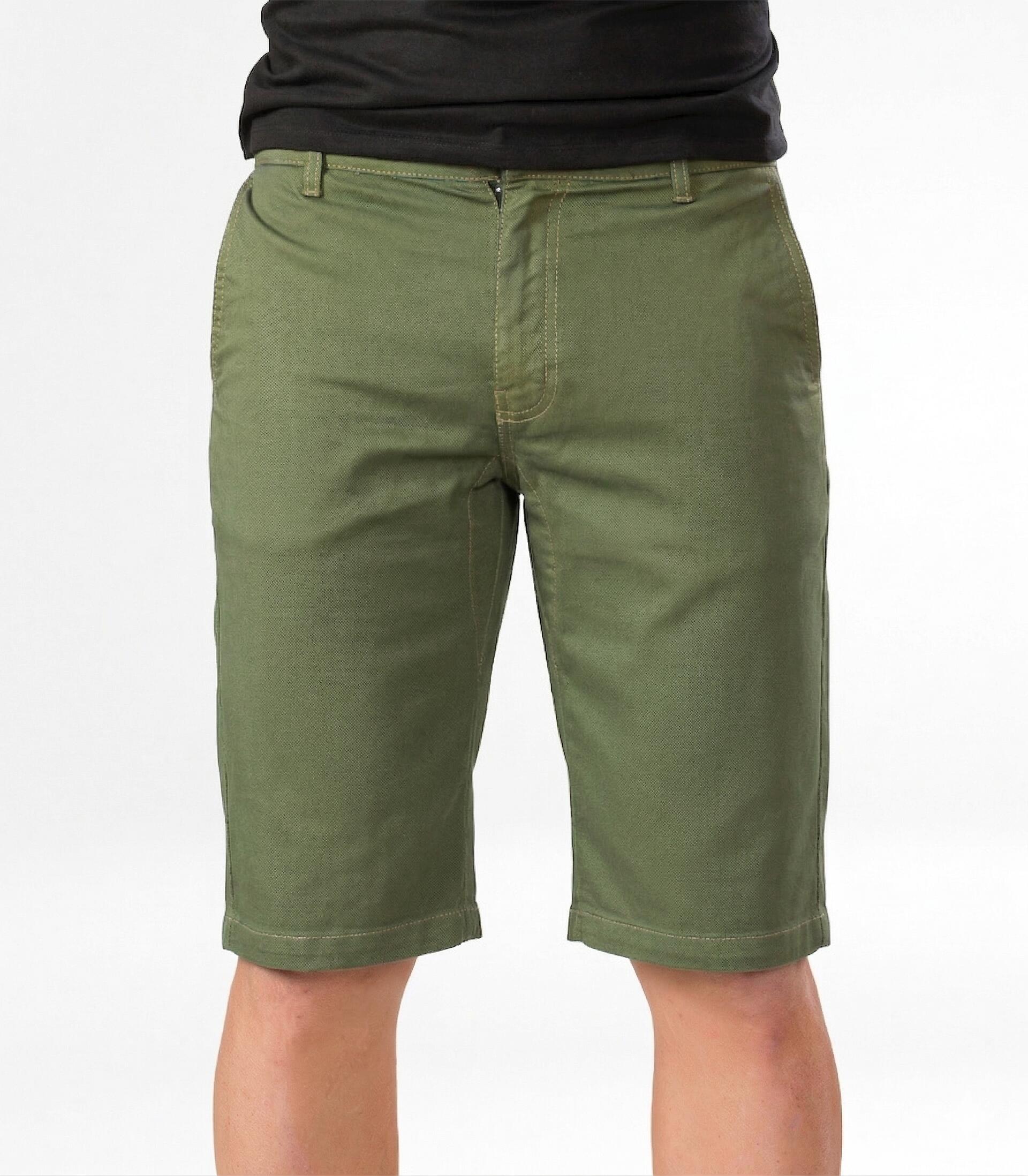 Short de cyclisme urbain Rotterdam Khaki Homme 2/7