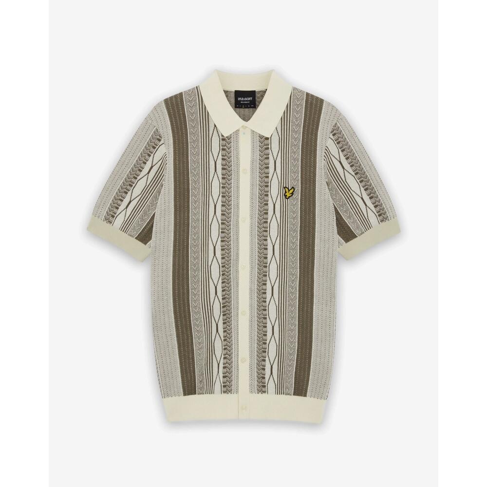 Camisa de punto en jacquard de brocado Lyle & Scott 4/6