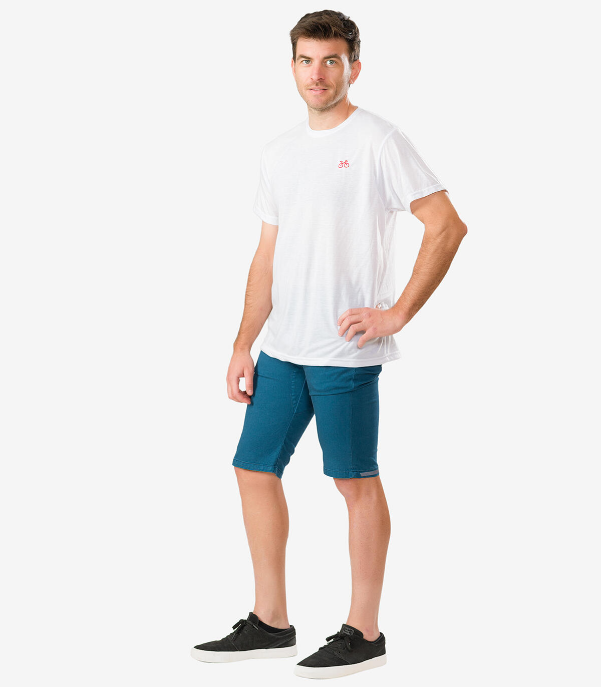 Short de cyclisme urbain Rotterdam Navy Homme 6/7