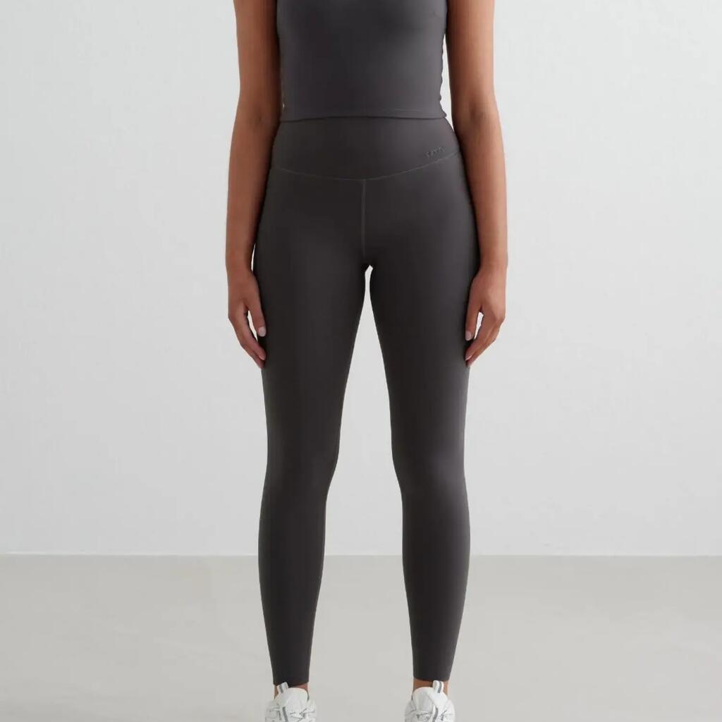 Women's Tights High-Waisted Moisture-Wicking Squat Proof Sense Tall Grey