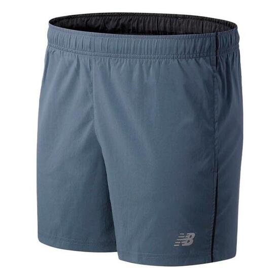 Short da Corsa Uomo New Balance Core Run 7 Blu Marino