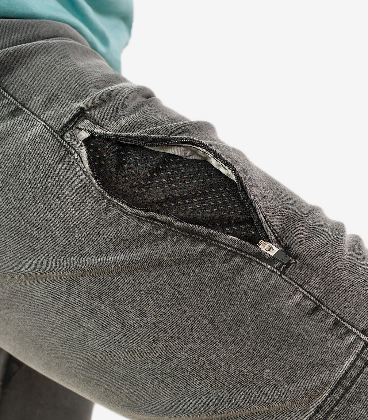 Pantalon cyclisme urbain Gante Jeans Gris Homme 6/7