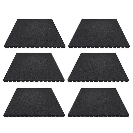 DALLES ANTI CHOC - 42mm - 100x100cm - Lot de 6
