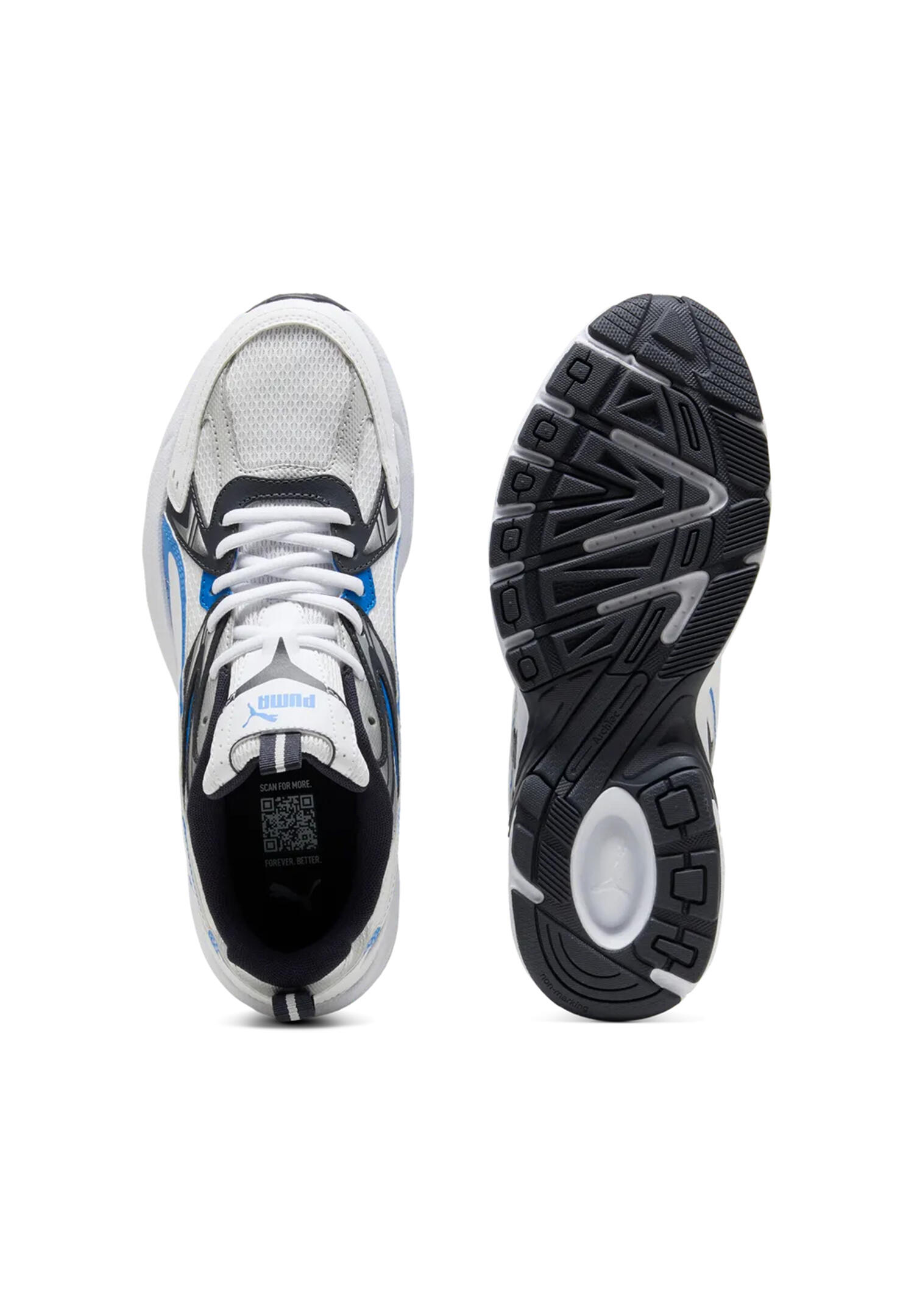 Puma Milenio tech Sneaker Sportschuhe Schuhe Unisex 402623 16 weiß/blau 5/5