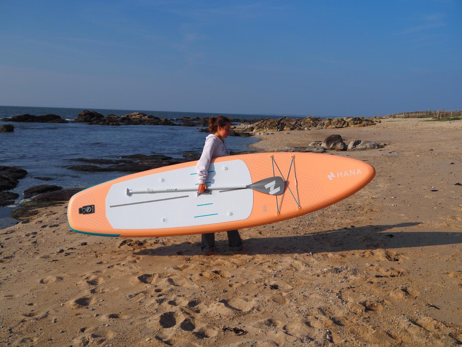 Stand-Up Paddle HANA 11’2 California Pack Colore Pesca + Custodia per Telefono 5/7