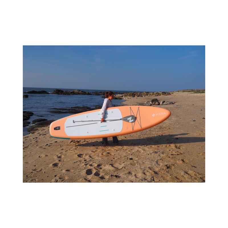 Stand-Up Paddle HANA 11’2 California Pack Culoare Piersică + Husă pentru telefon