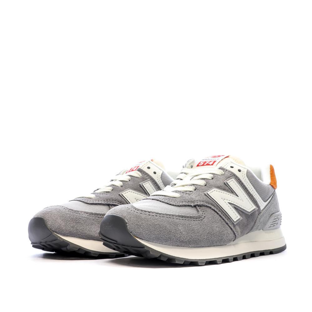 New Balance ML574 Sneakers Grijs/Oranje voor Jongens 6/7