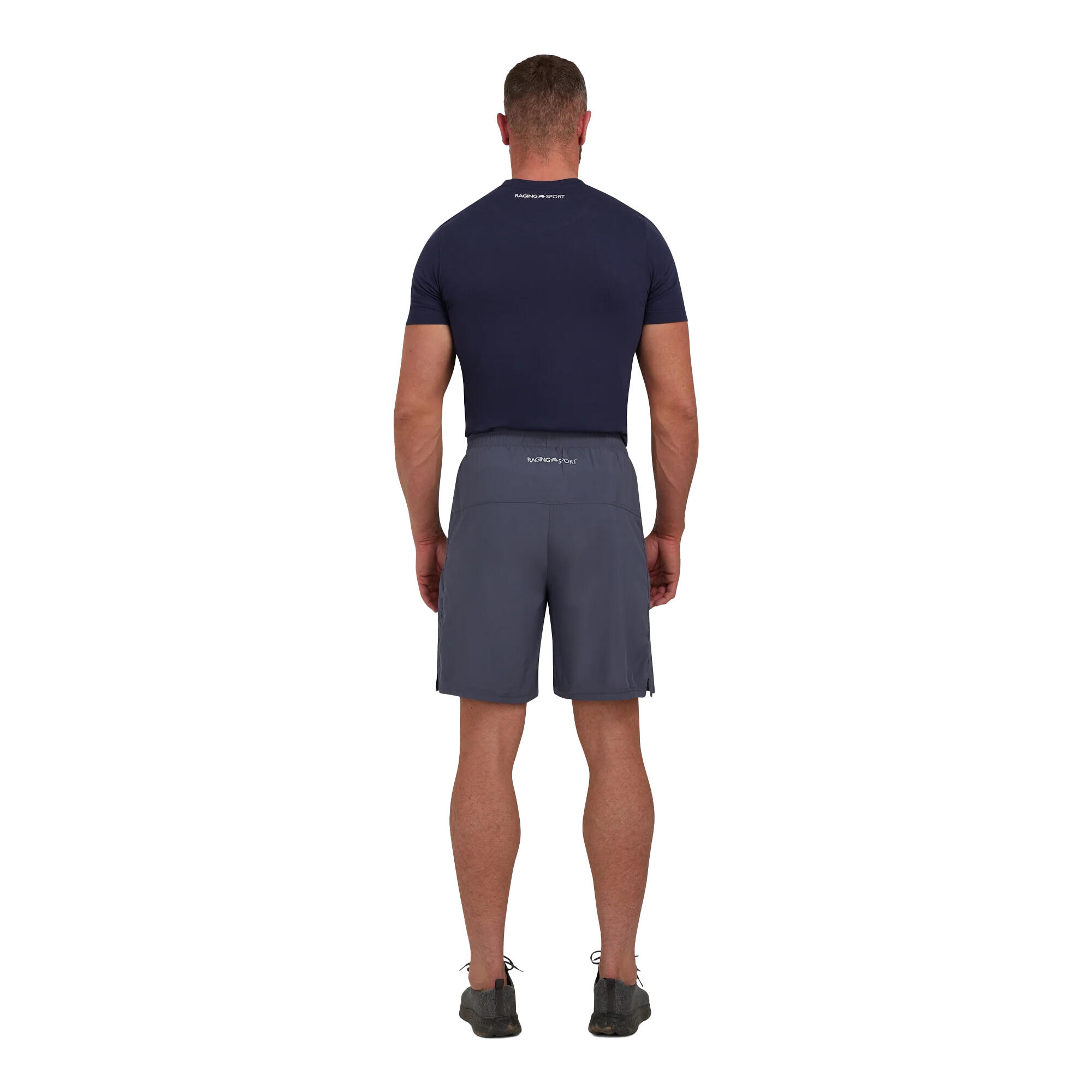 Short De Course RB SPORT Homme (Gris Foncé Chiné) 2/3