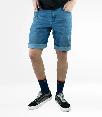 Urban cycling broek gante jeans zwart heren