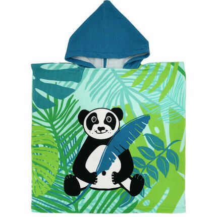 Poncho de bain microfibre - Panda - 60x60cm - 220g/m²