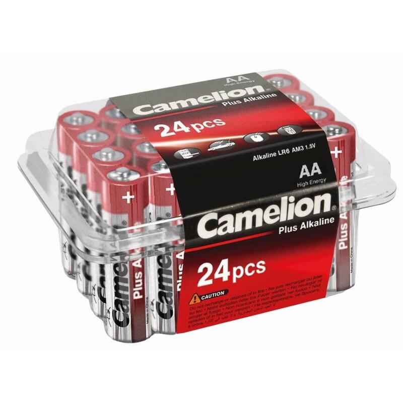 Camelion plus alkaline aa/lr6 batterij box 24 stuks