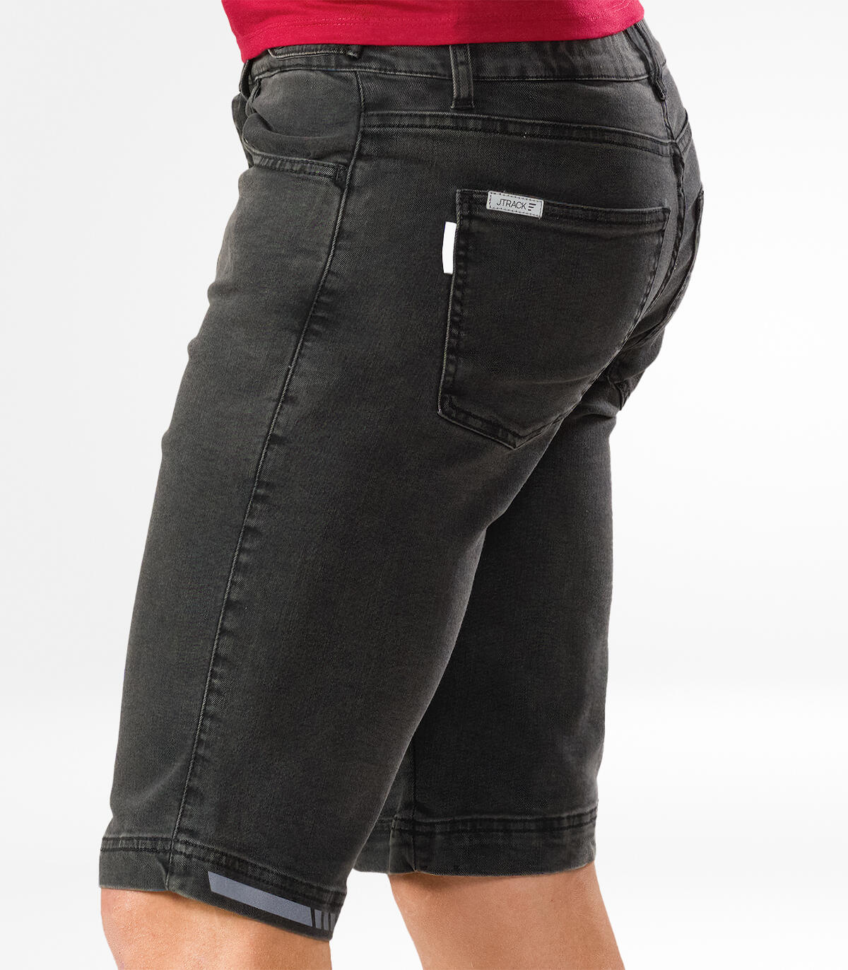Pantalon cyclisme urbain Gante Jeans Noir Homme 4/7