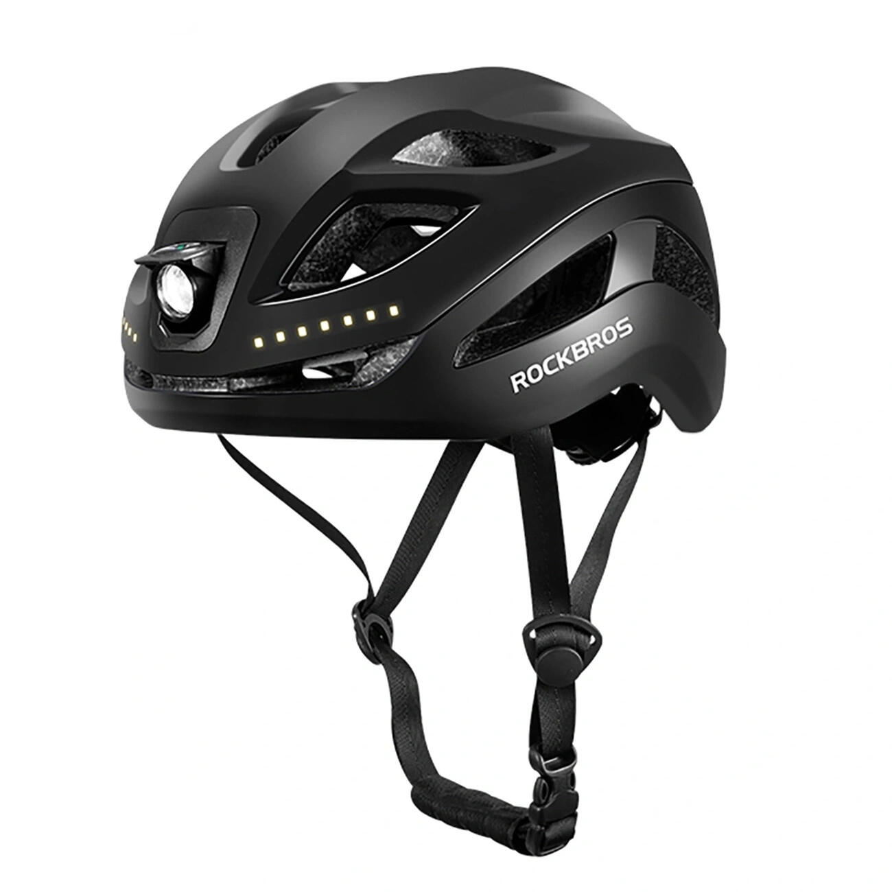 Cască de bicicletă Rockbros cu iluminare integrată omnidirecțională
