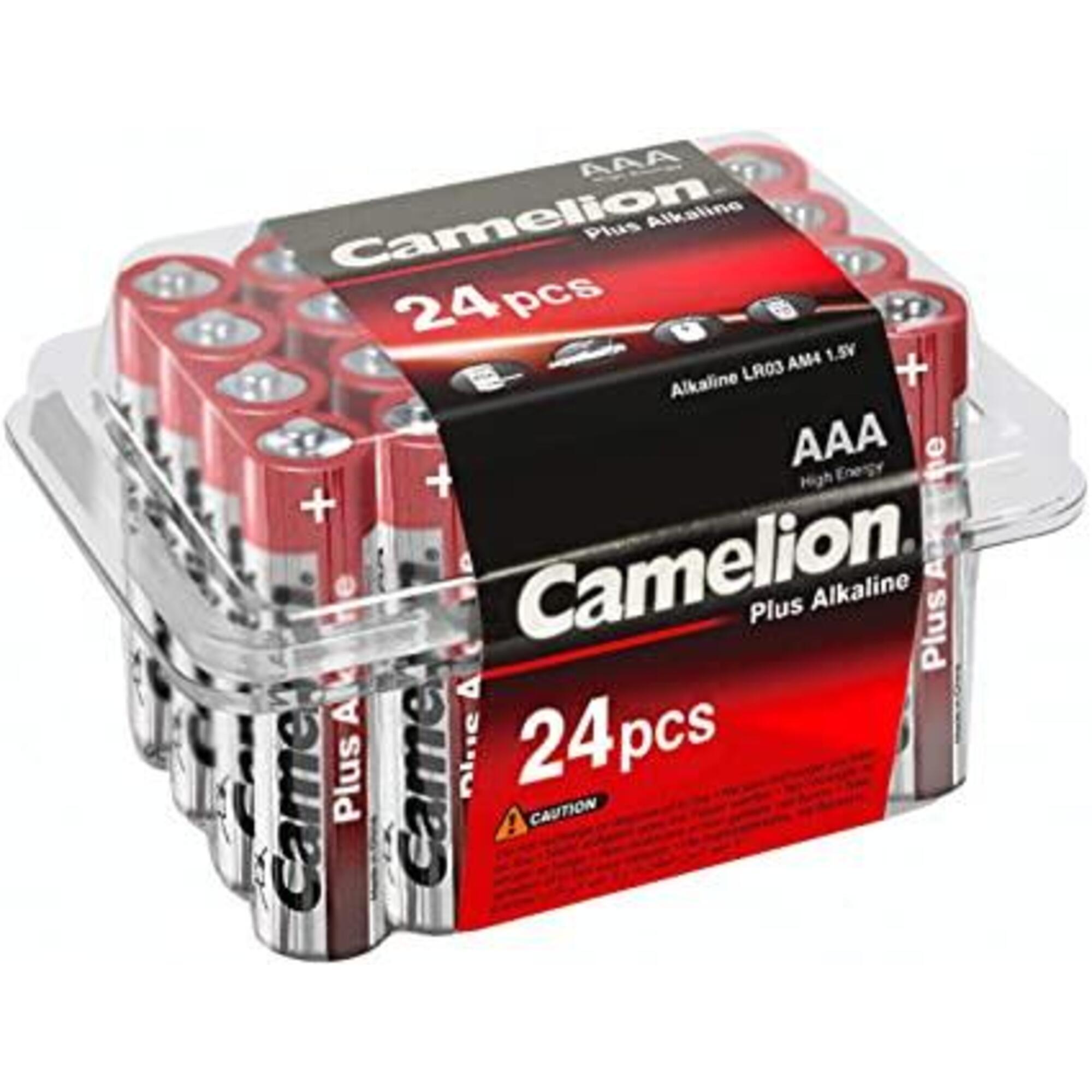 Camelion plus alkaline aaa/lr03 batterij box 24 stuks