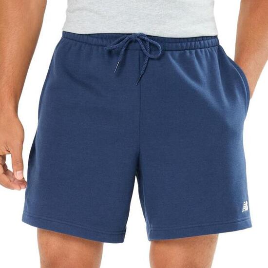 New Balance Herren French Terry Shorts Blau