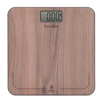Pèse personne sans piles ni batterie - TERRAILLON - POWER FREE NATURA NOYER