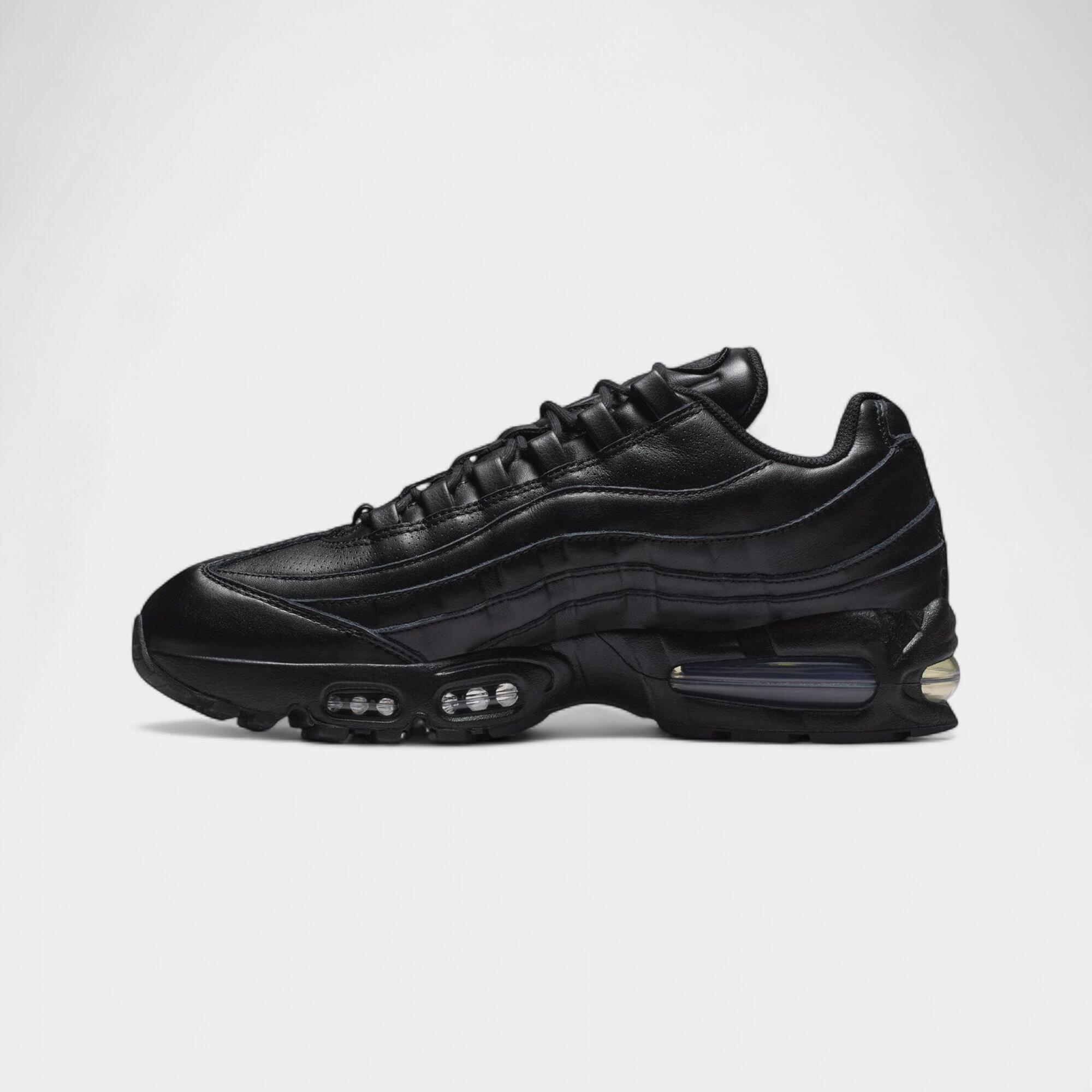 Nike Air Max 95 - Black Leather 3/7