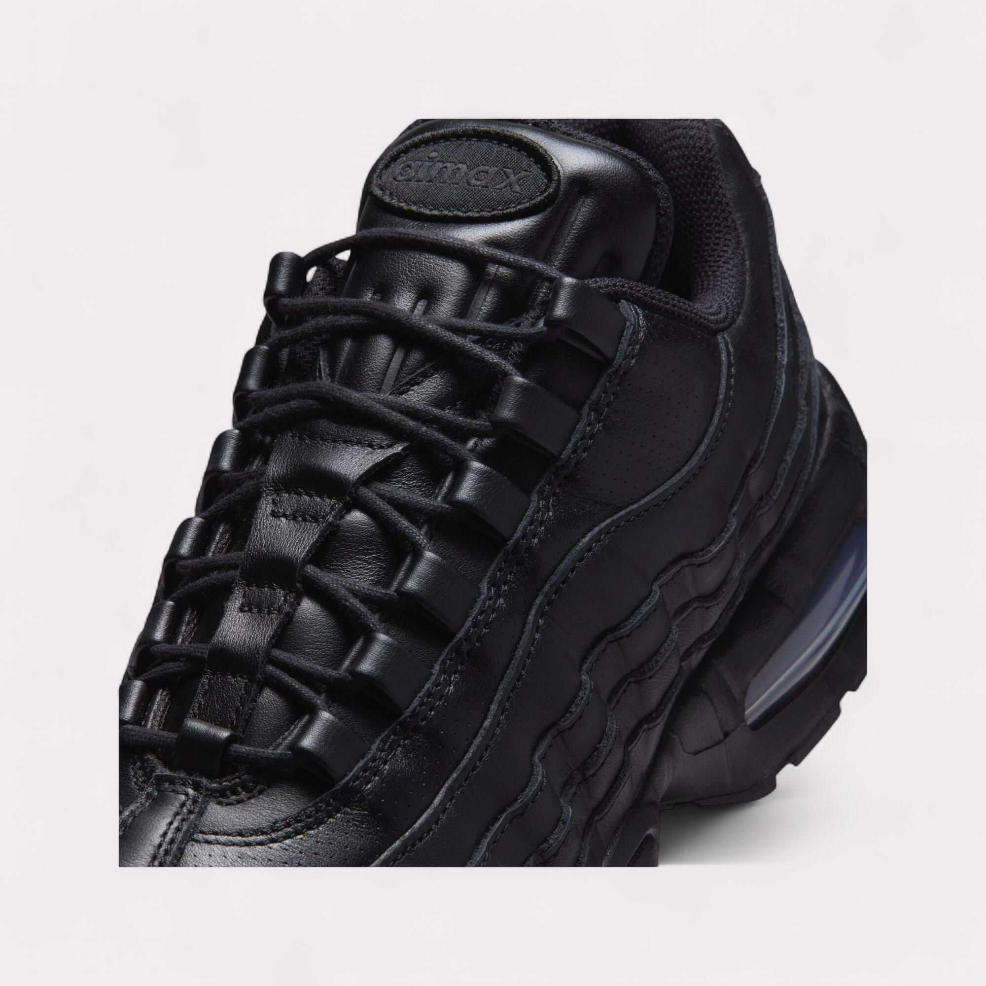 Nike Air Max 95 - Black Leather 7/7