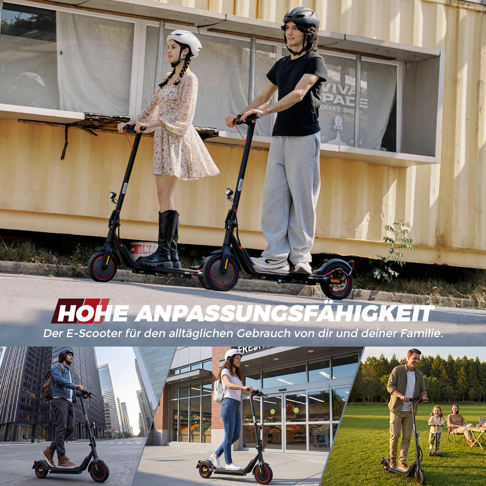 Trottinette électrique unisexe avec homologation ABE (homologation allemande) 5/7
