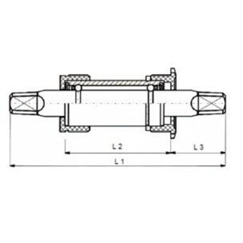 Bracket inférieur BBS15 BSA 68/111 mm