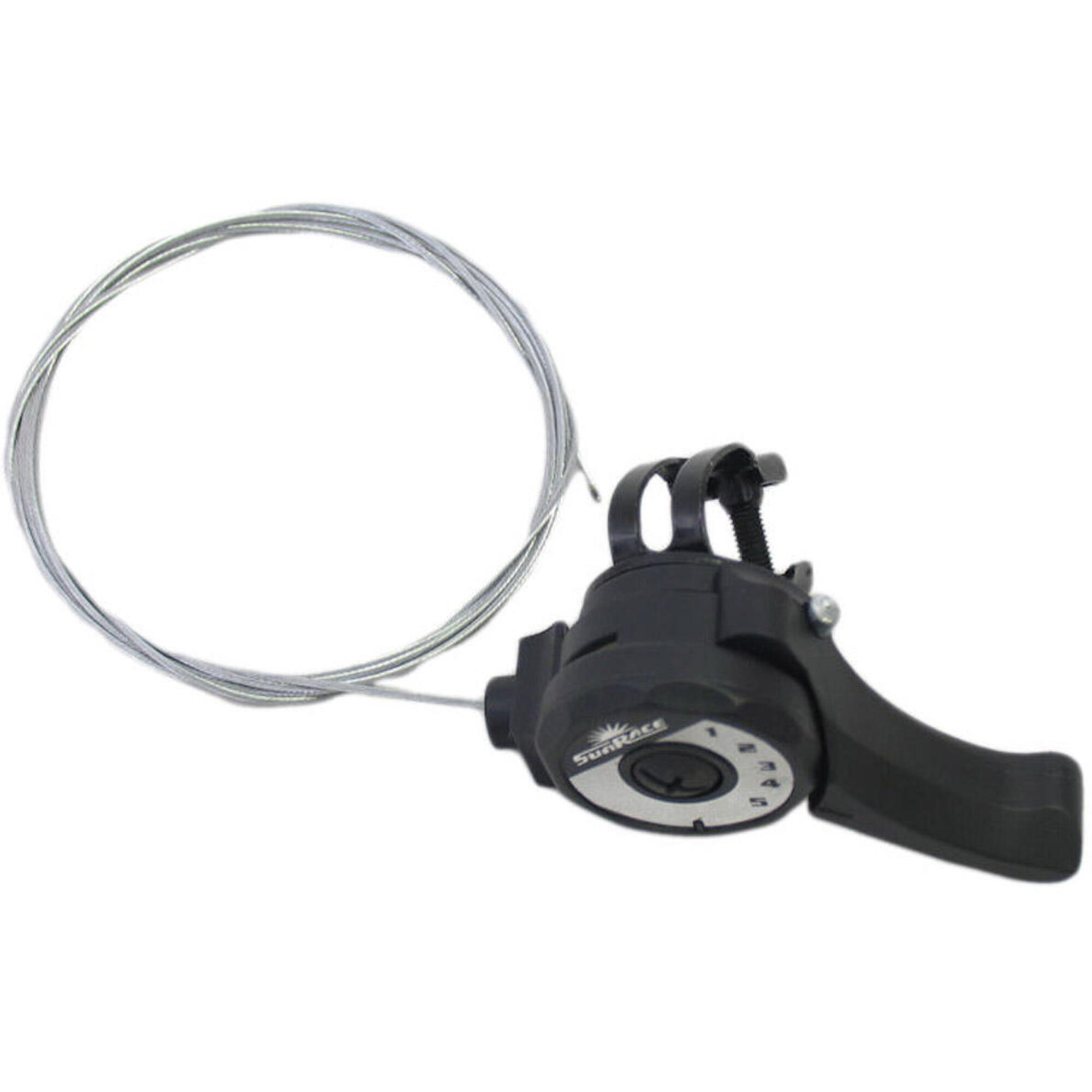 SUNRACE Derailleurversteller Links Duim 5 Speed