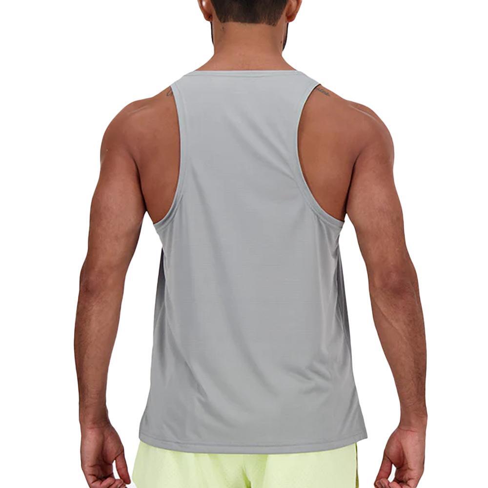 Canotta Uomo New Balance Grigia - Singlet Sportivo 2/2