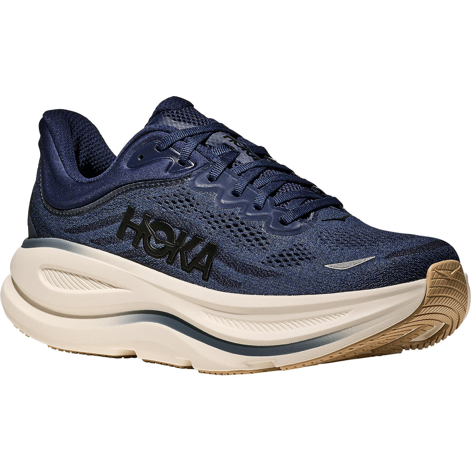 Hoka Bondi 9 para homem - sapatilhas de corrida, azul escuro, tamanho 46 7/7