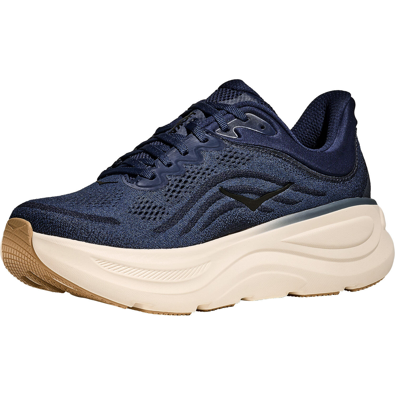 Hoka Bondi 9 para homem - sapatilhas de corrida, azul escuro, tamanho 46 4/7