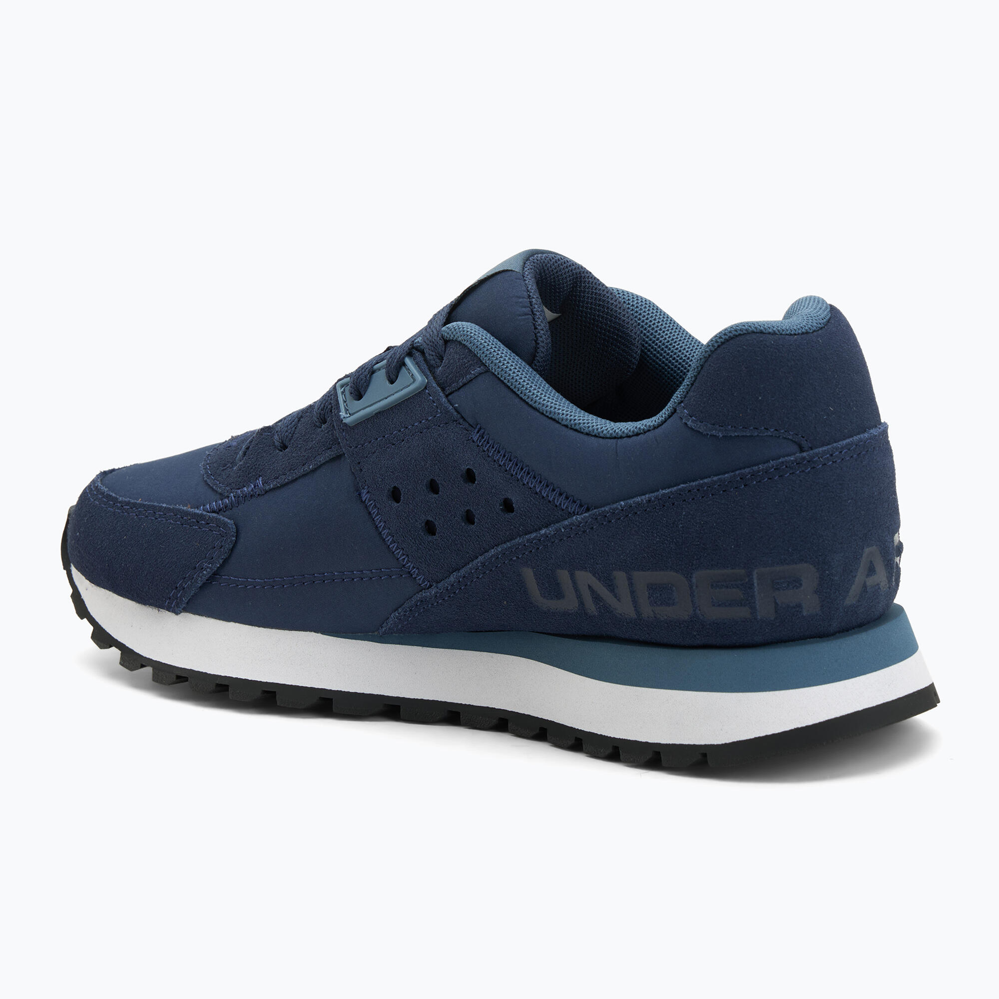 Heren trainingsschoenen Under Armour Essential Runner washed navy/nu blue 3/7