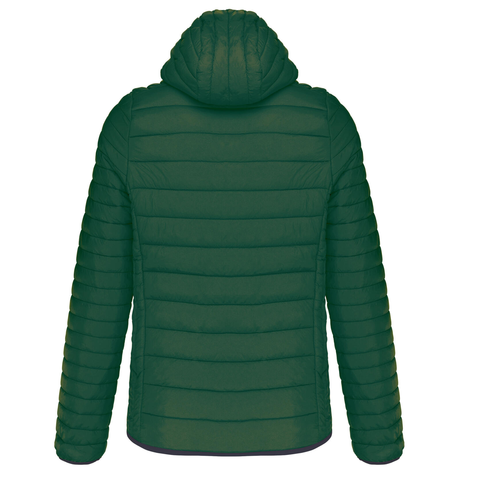 Giacca Imbottita Con Cappuccio Uomo Kariban Verde Foresta 2/3