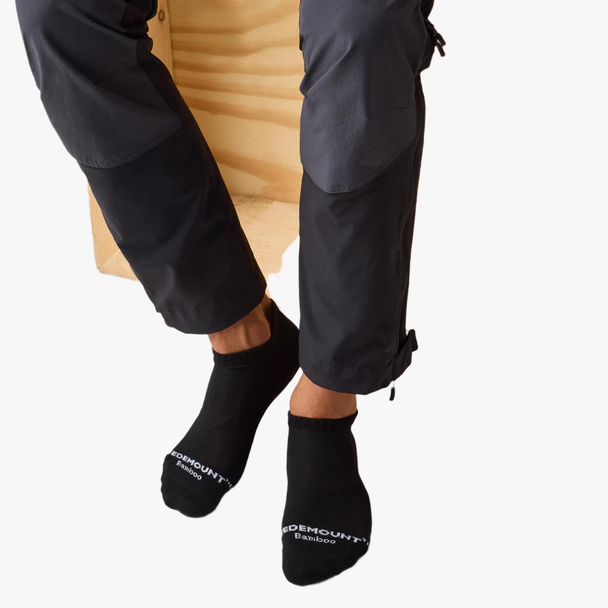 Chaussettes sport unisexes cheville séchage rapide Bamboo Ankle Socks 3-pack 3/4