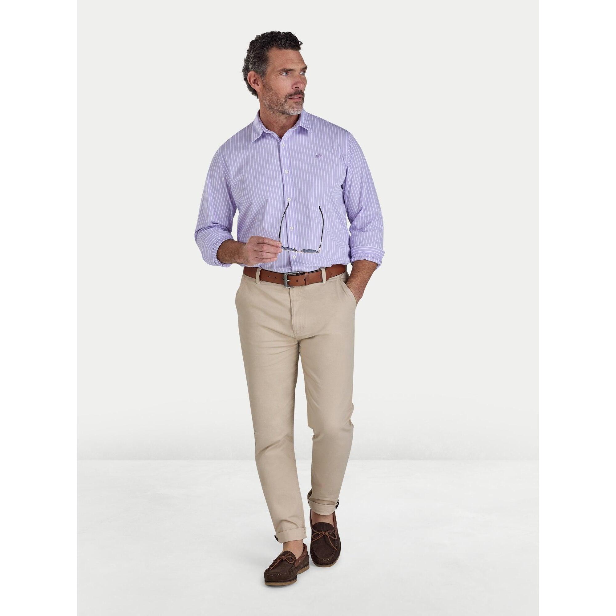 Chemise CLASSIC Homme (Lilas) 3/4