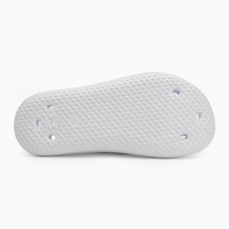 Papuci de damă Under Armour Locker V Slide alb/alb/alb