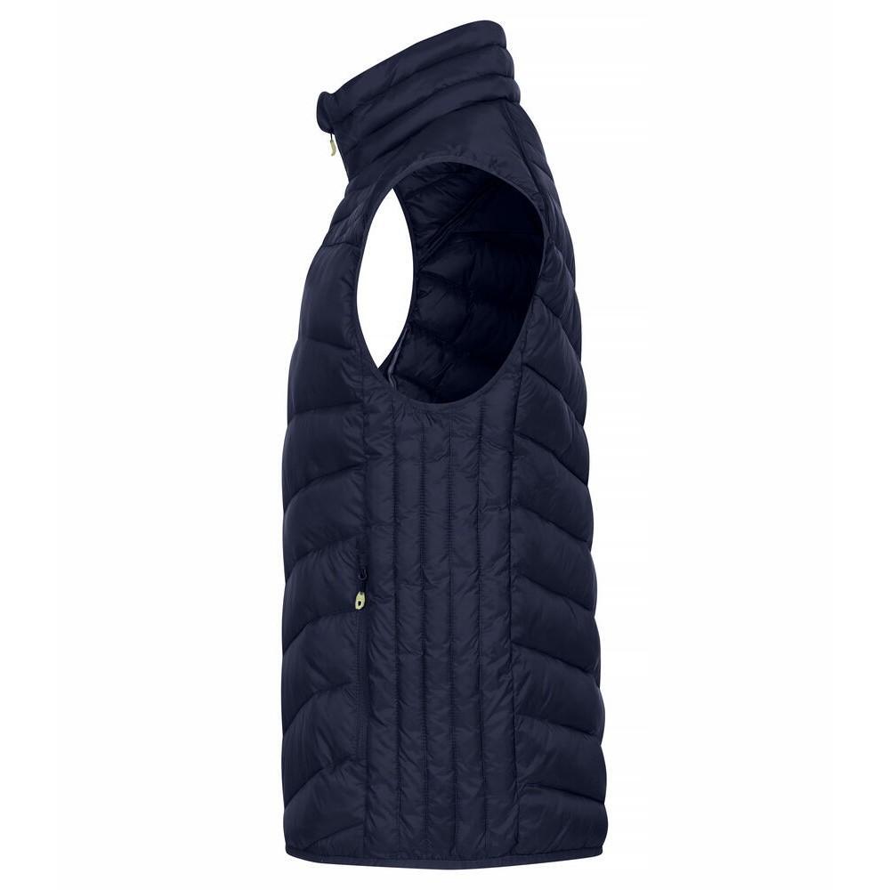 Gilet Imbottito Uomo Clique Idaho Blu Navy Scuro 3/4