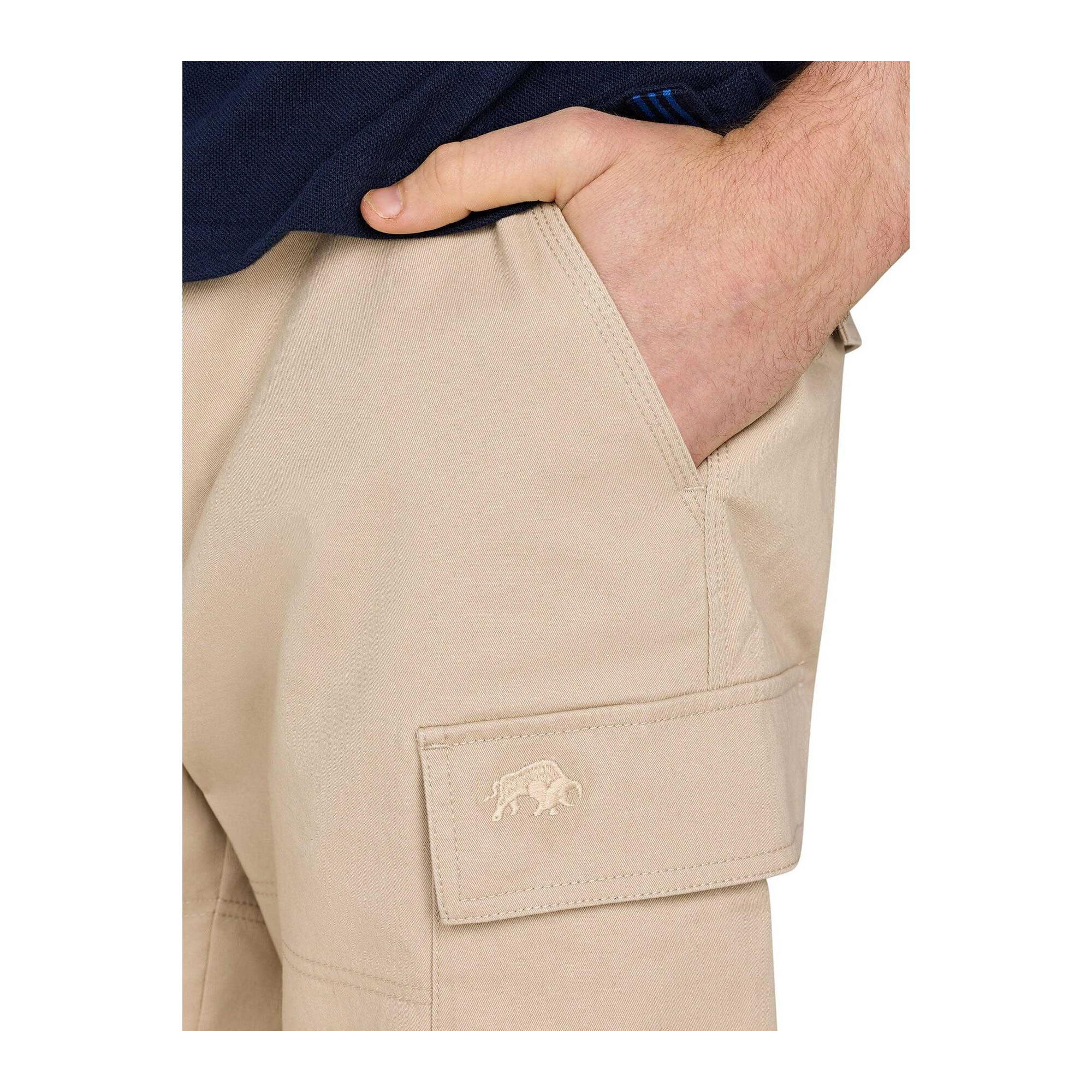 Short À Poches CLASSIC Homme (Brun Clair) 4/4