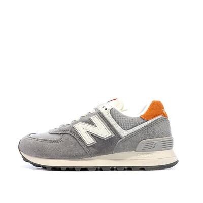 New Balance ML574 Scarpe da Ginnastica Bambino Grigio/Arancione