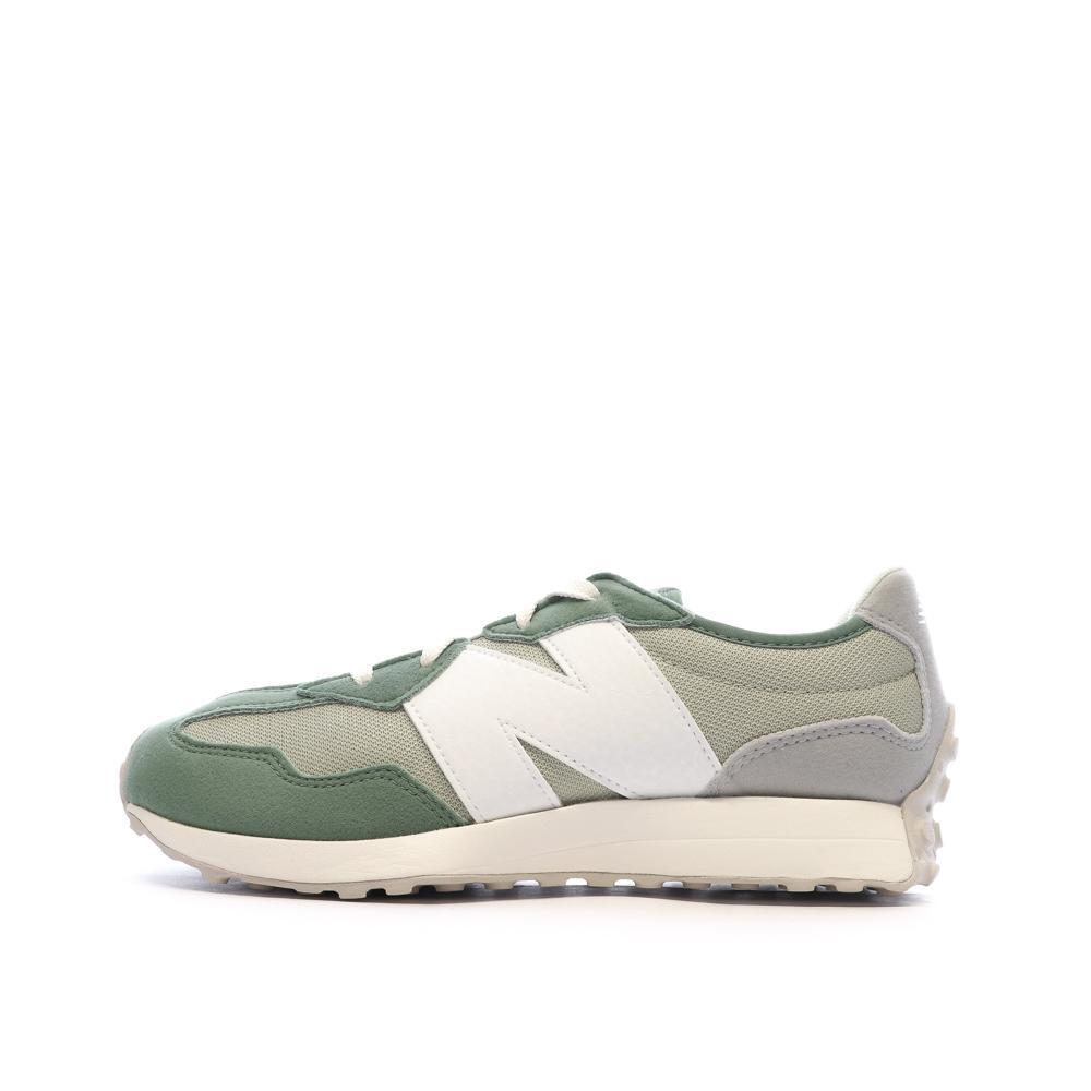 New Balance 327 Baskets Vertes/Grises Garçon WS327MT 1/7