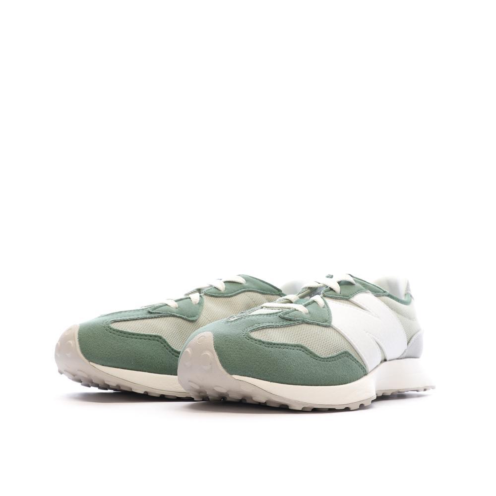 New Balance 327 Baskets Vertes/Grises Garçon WS327MT 6/7