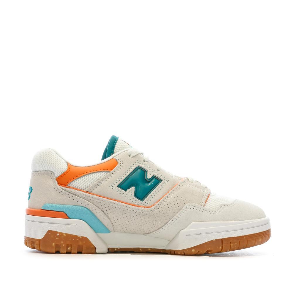 Baskets Beige/Orange Femme New Balance Bb550 2/7