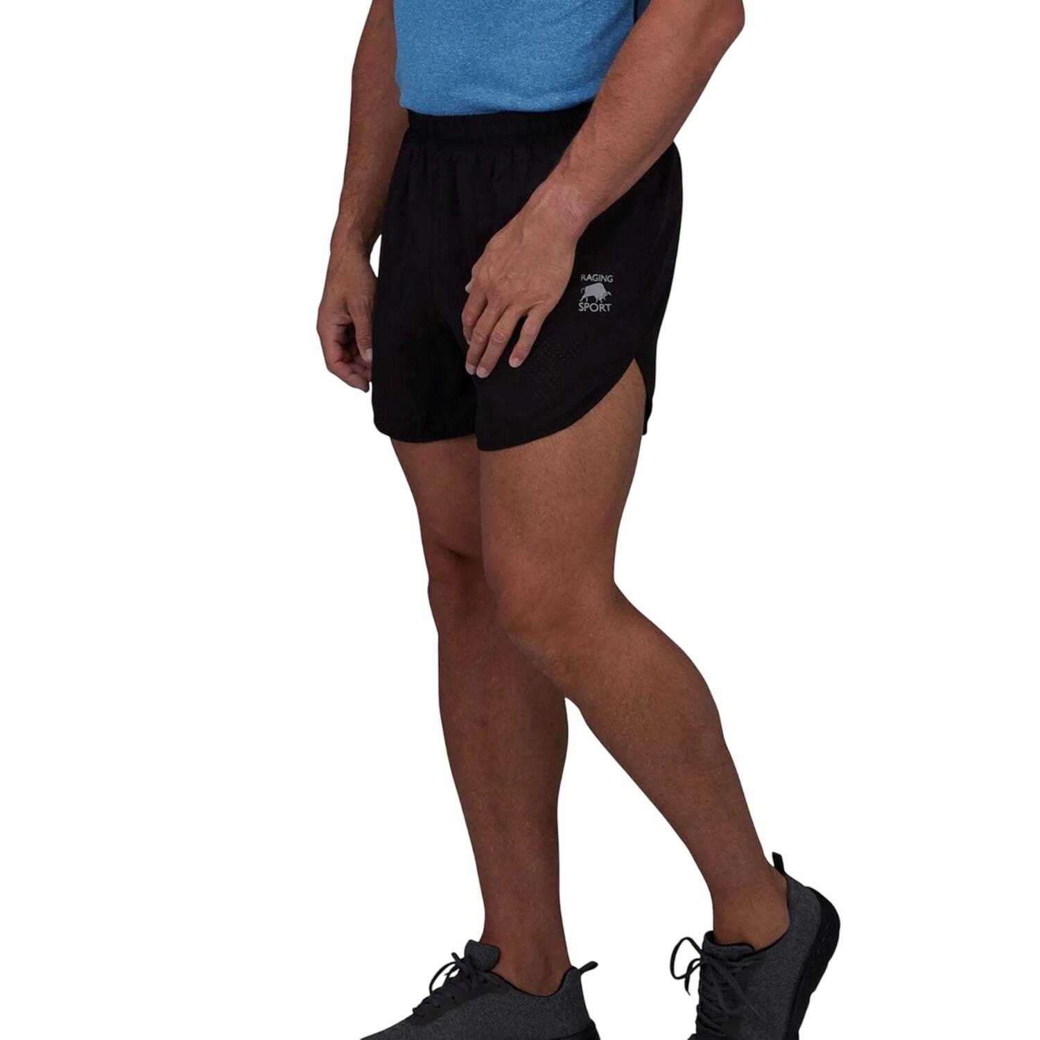 Laufshorts für Herren Damen und Herren Schwarz 3/3