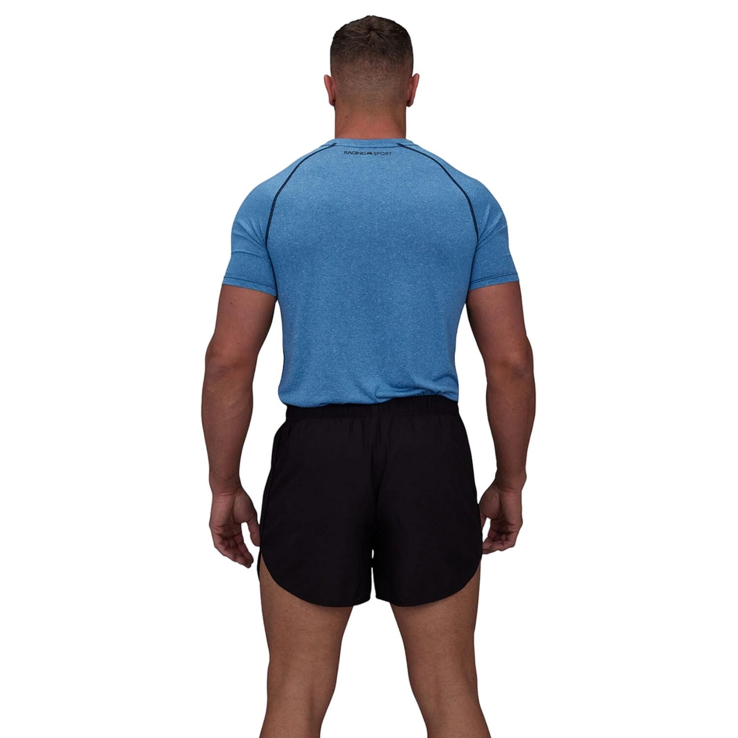 Laufshorts für Herren Damen und Herren Schwarz 2/3