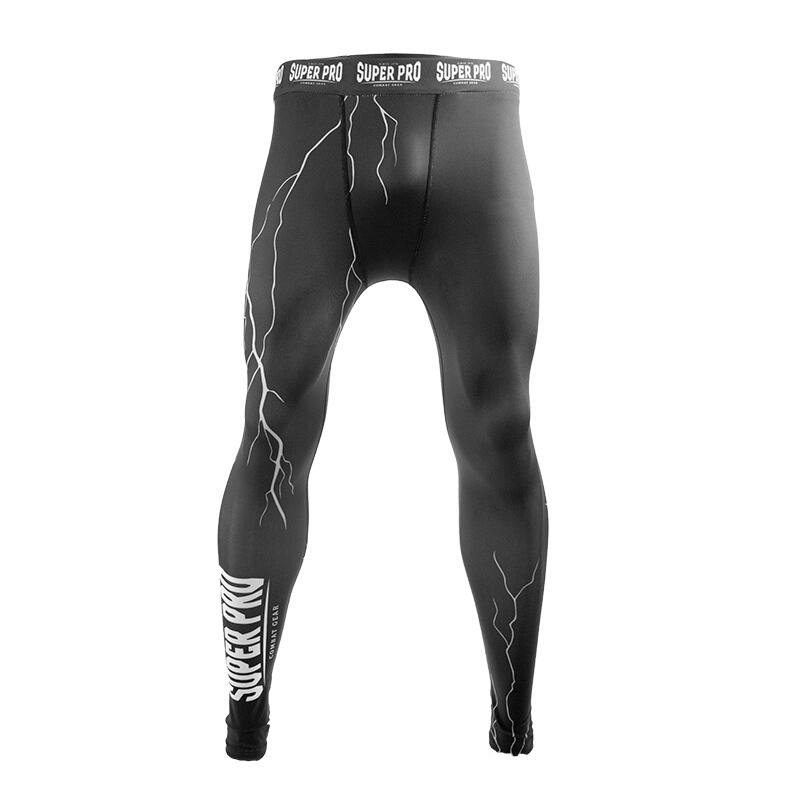 Super Pro Combat Gear Tight Thunder Zwart/Grijs