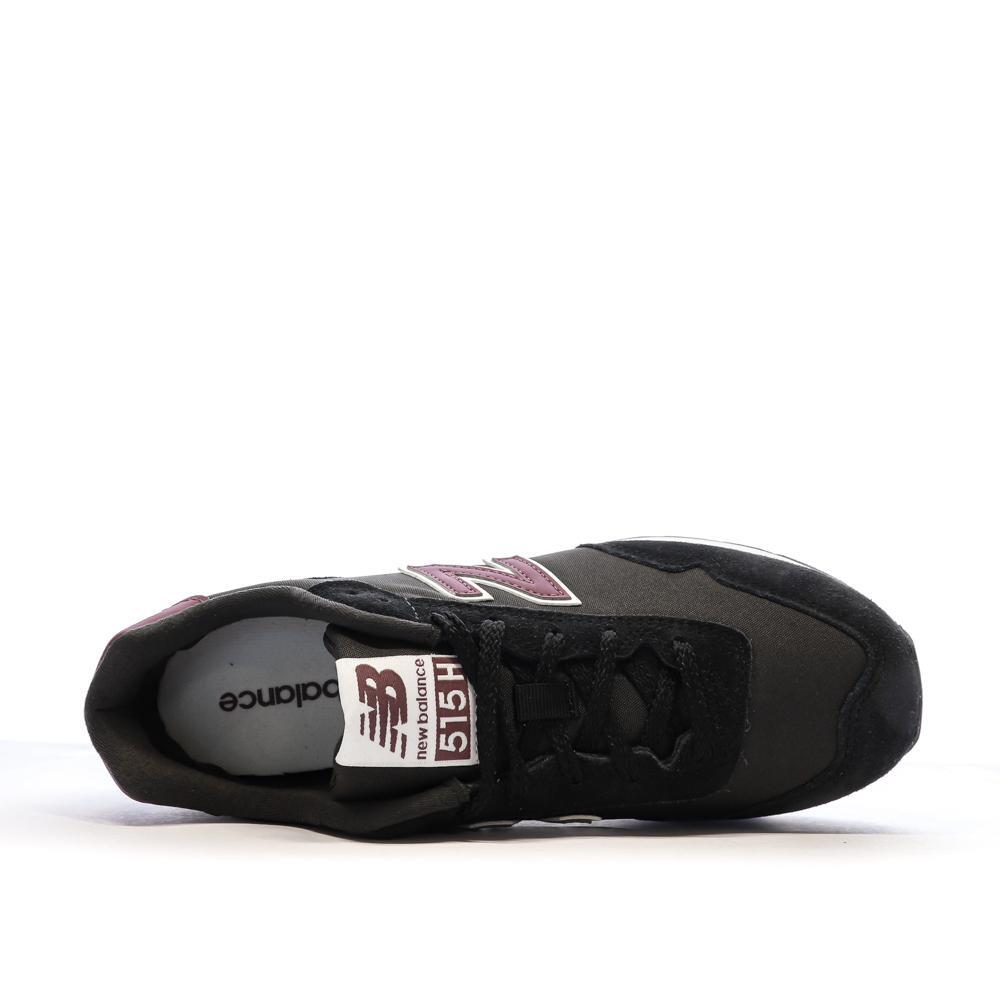 Baskets Noires/Prunes Femme New Balance 515 4/7