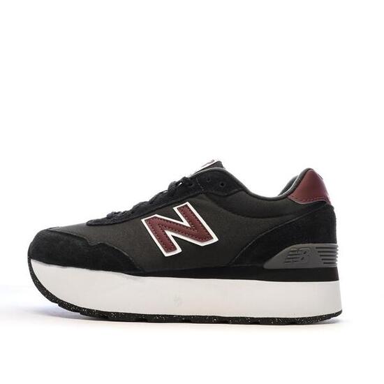 Baskets Noires/Prunes Femme New Balance 515