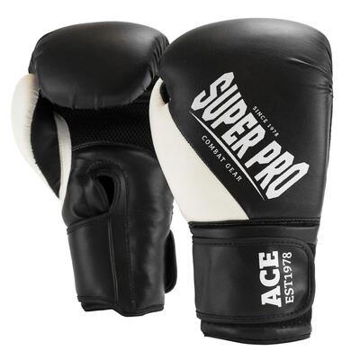 Ace (kick)bokshandschoenen - zwart/wit