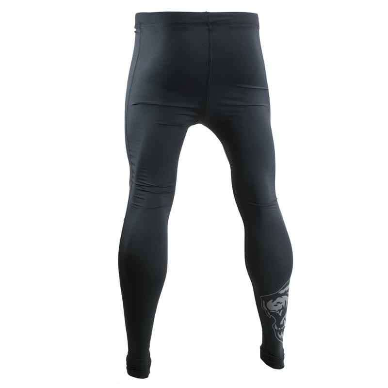 Super Pro Legging Men Lion/Super Pro Logo Zwart/Grijs