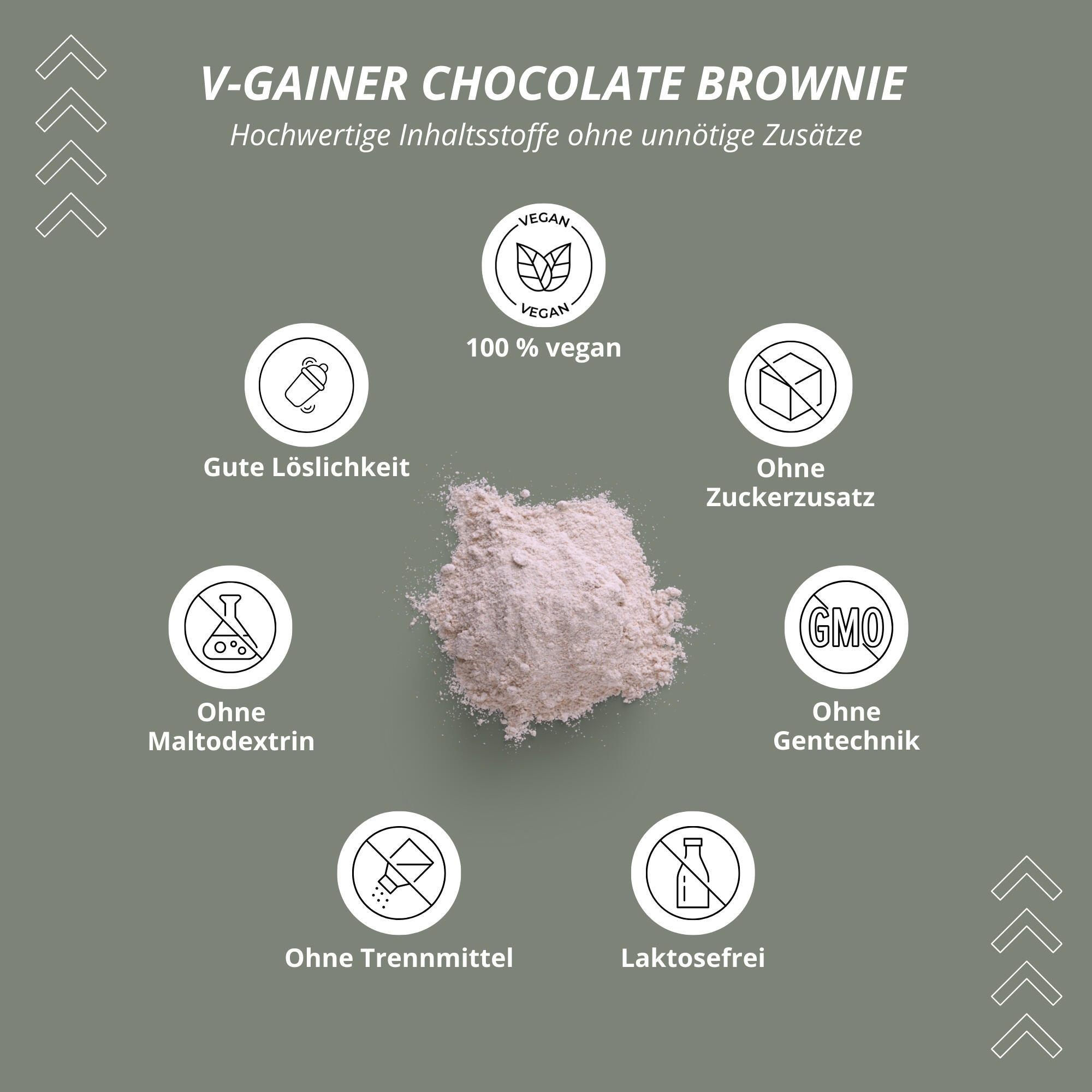 VHEY Gainer 1000g - Chocolate Brownie 4/5