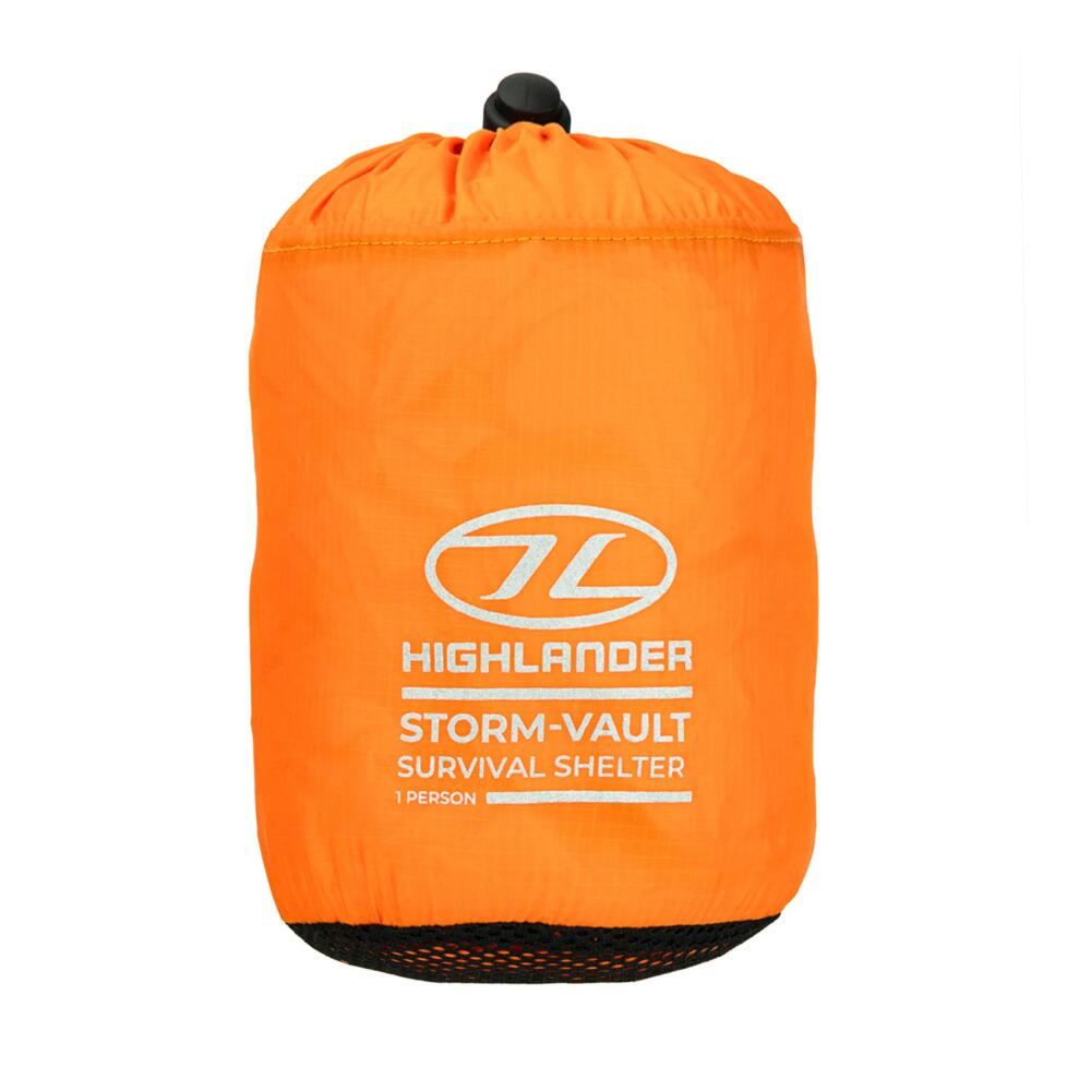 Noodtent Storm Vault Survival Shelter 1 persoons - Oranje 2/5