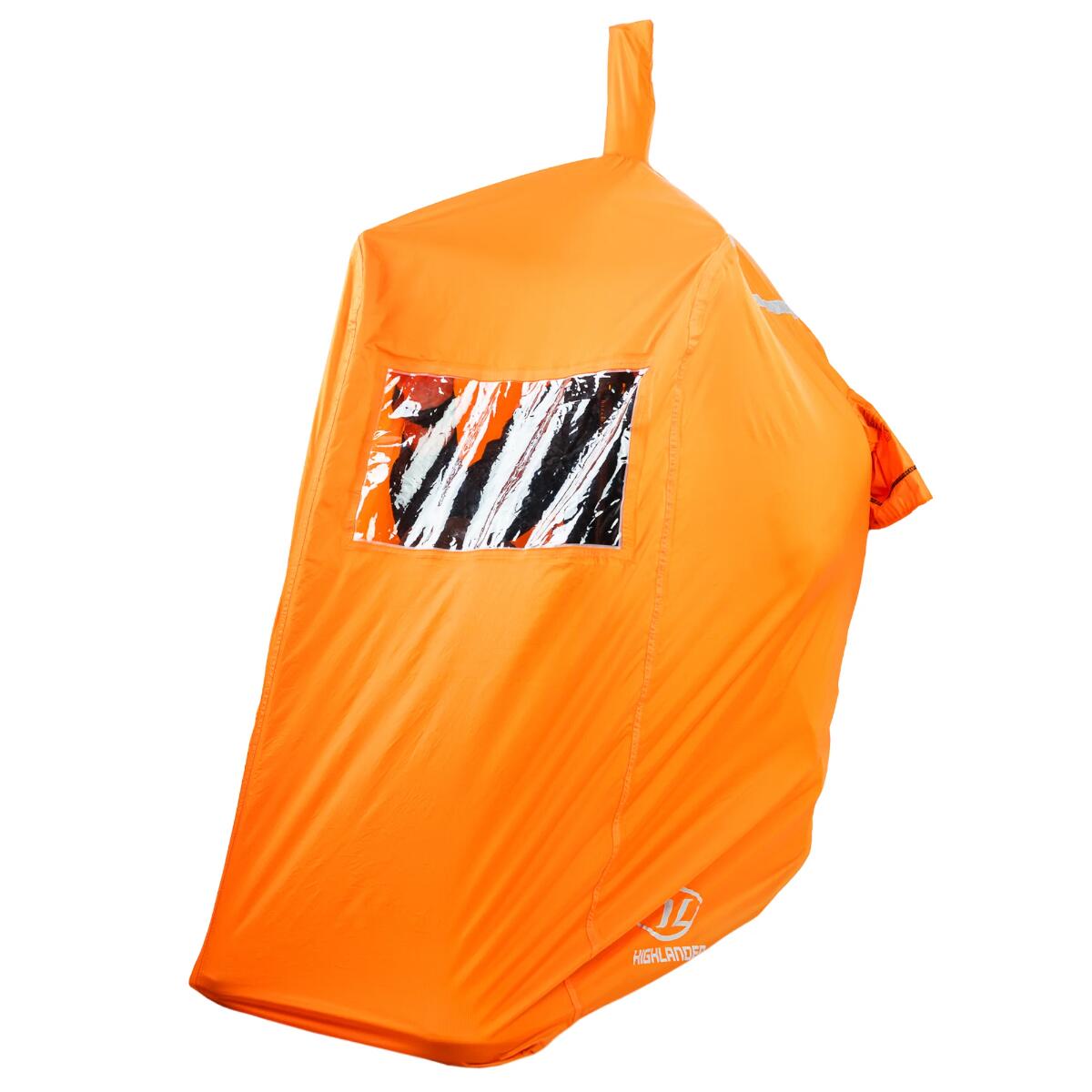 Emergency Tent Storm Vault Survival Shelter 1 person - Orange