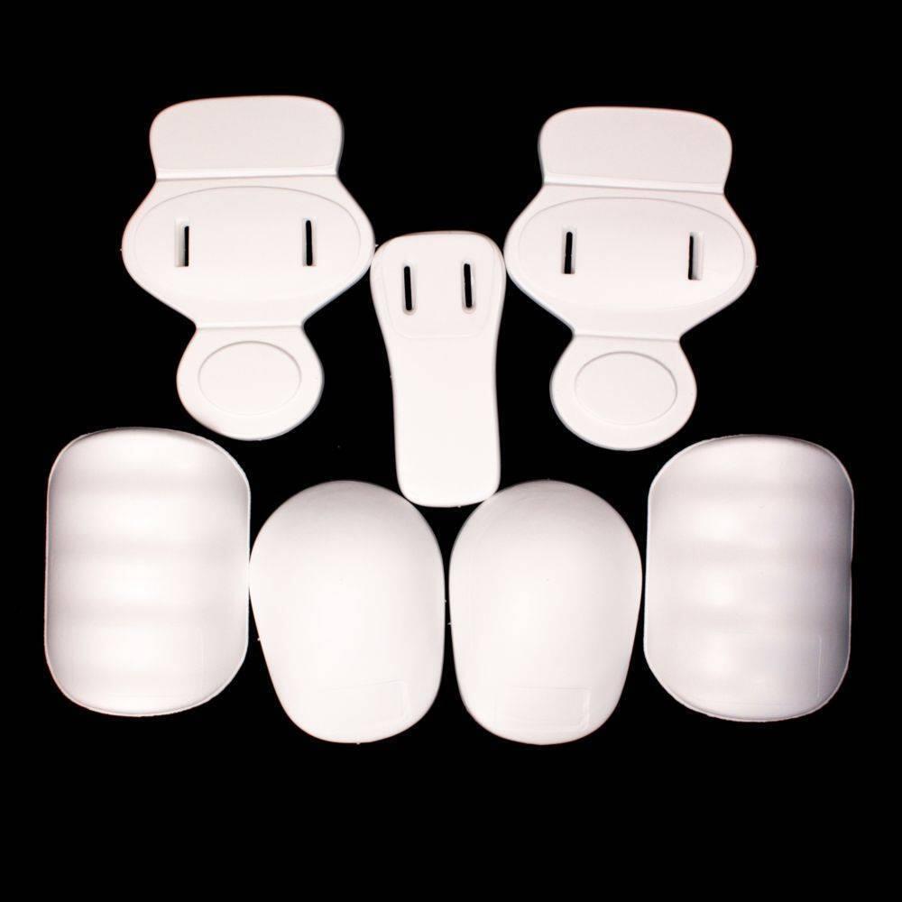 Kit de protección FKJ-01 de 7 piezas, talla única, blanco. 2/2